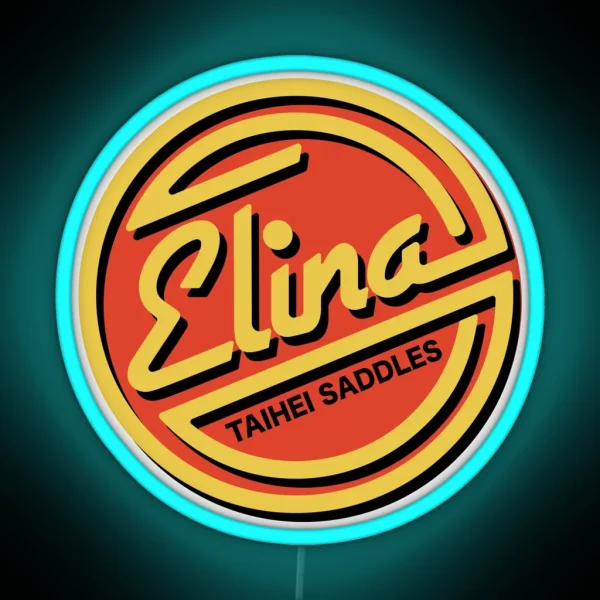 Elina BMX Vintage 80s Old School RGB Neon Sign