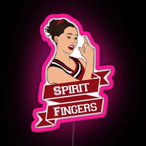 Eliza Dushku Spirit Fingers RGB Neon Sign