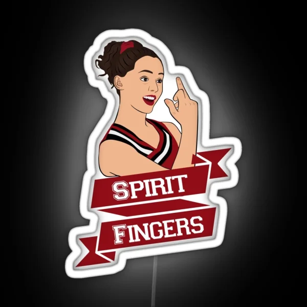 Eliza Dushku Spirit Fingers RGB Neon Sign