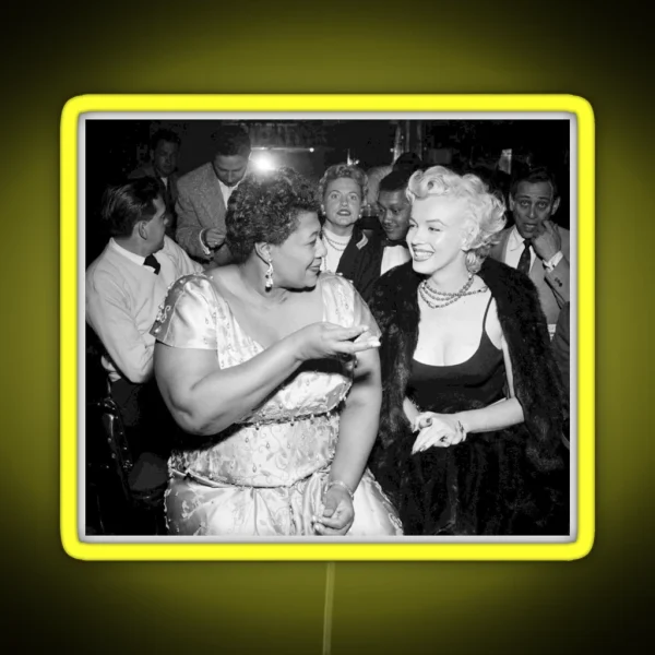 Ella And Marilyn RGB Neon Sign