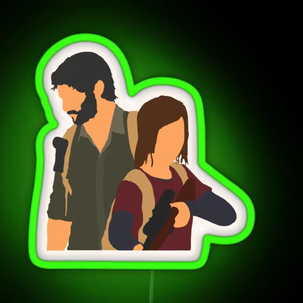 Ellie And Joel RGB Neon Sign