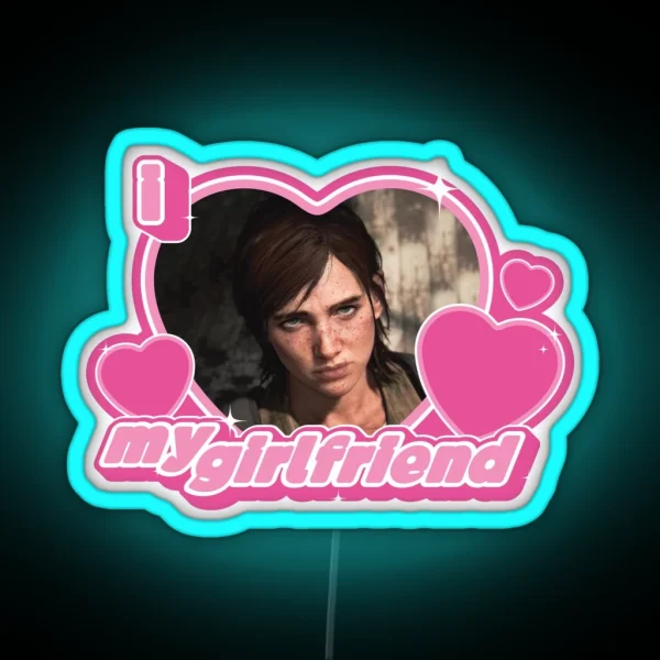 Ellie TLOU Girlfriend RGB Neon Sign
