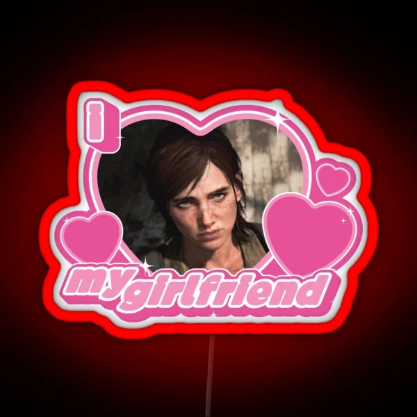 Ellie TLOU Girlfriend RGB Neon Sign