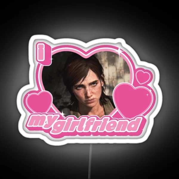 Ellie TLOU Girlfriend RGB Neon Sign