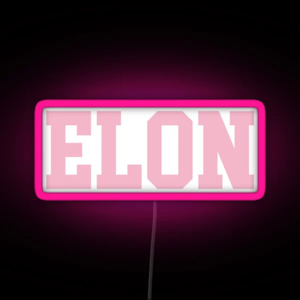 Elon University RGB Neon Sign