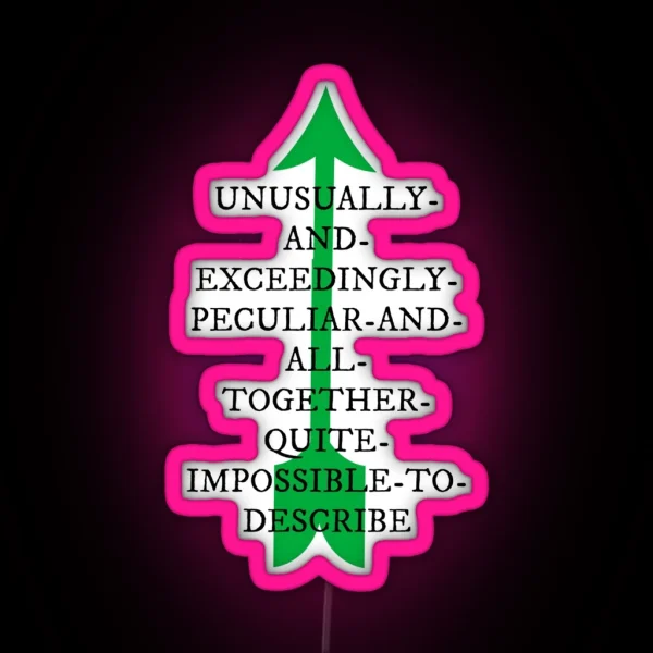 Elphaba Wicked What Is This Feeling RGB Neon Sign