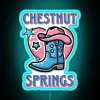Elsie Silver Chestnut Springs Bookish Cowboy Romance RGB Neon Sign - Image 3