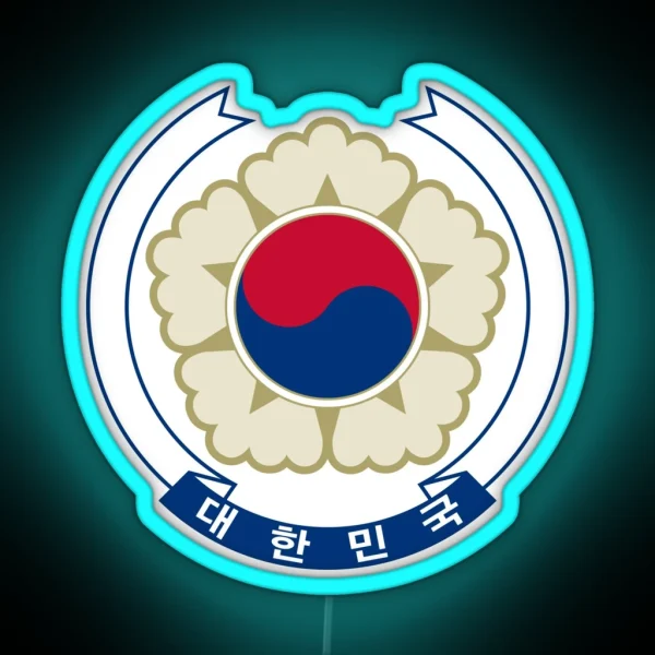 Emblem Of South Korea RGB Neon Sign