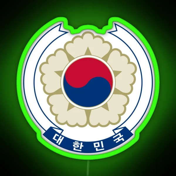 Emblem Of South Korea RGB Neon Sign