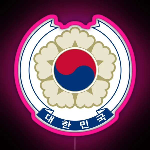Emblem Of South Korea RGB Neon Sign