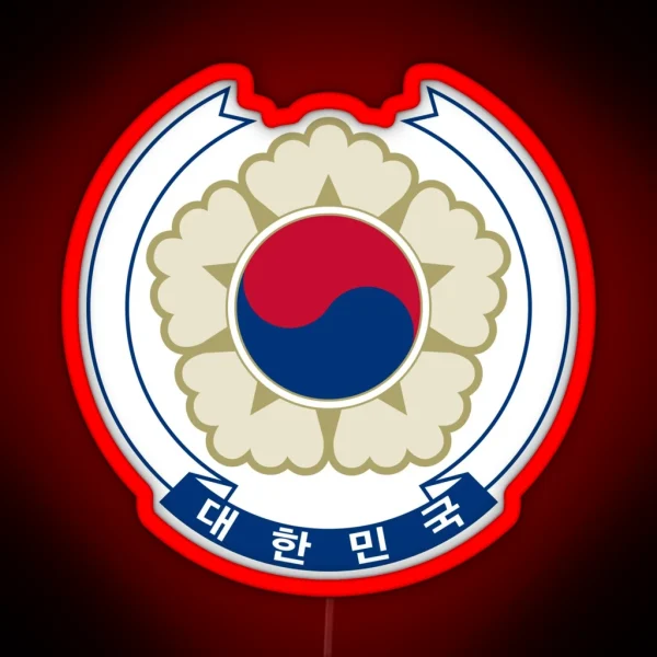 Emblem Of South Korea RGB Neon Sign