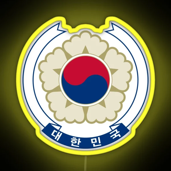 Emblem Of South Korea RGB Neon Sign
