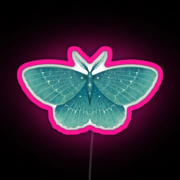 Emerald Moth RGB Neon Sign