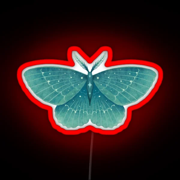 Emerald Moth RGB Neon Sign