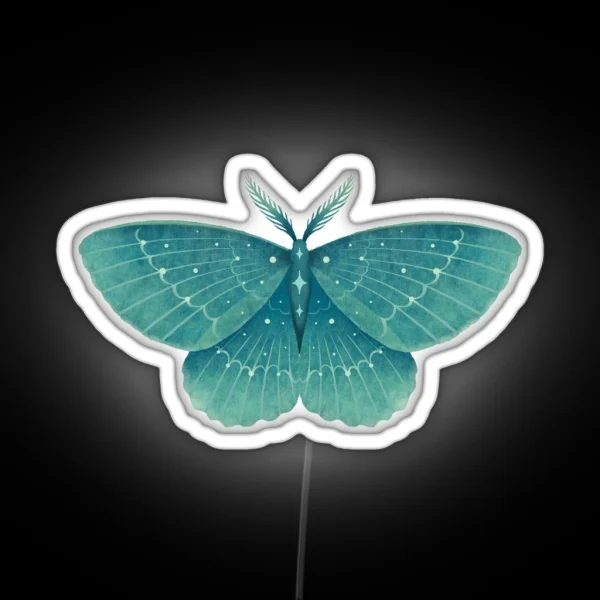 Emerald Moth RGB Neon Sign