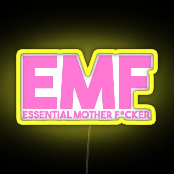 EMF Essential Mother F CKER RGB Neon Sign