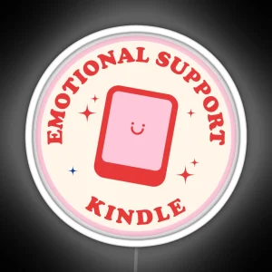 Emotional Kindle Led Baby Pink And Red RGB Neon Sign