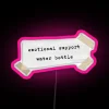 Emotional Support Water Bottle RGB Neon Sign - Image 6