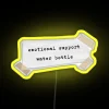 Emotional Support Water Bottle RGB Neon Sign - Image 5