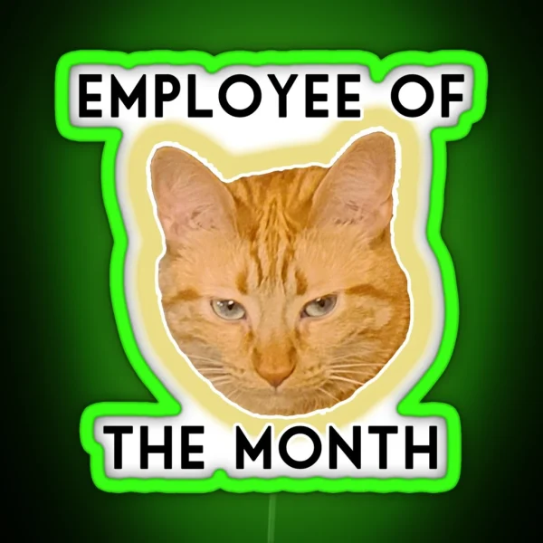 Employee Of The Month RGB Neon Sign
