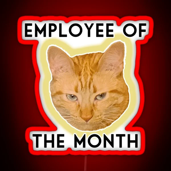 Employee Of The Month RGB Neon Sign