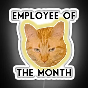 Employee Of The Month RGB Neon Sign