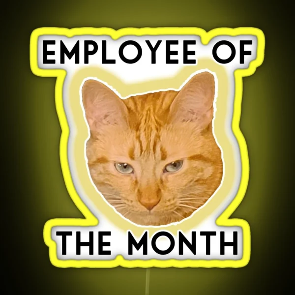 Employee Of The Month RGB Neon Sign
