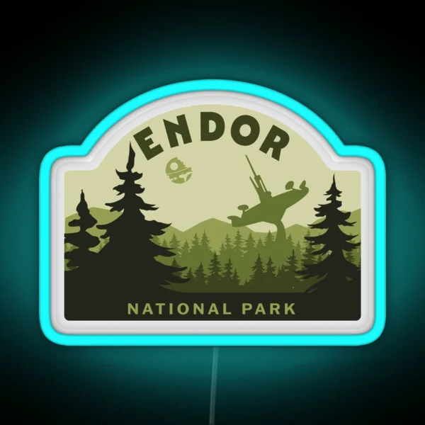 Endor National Park RGB Neon Sign