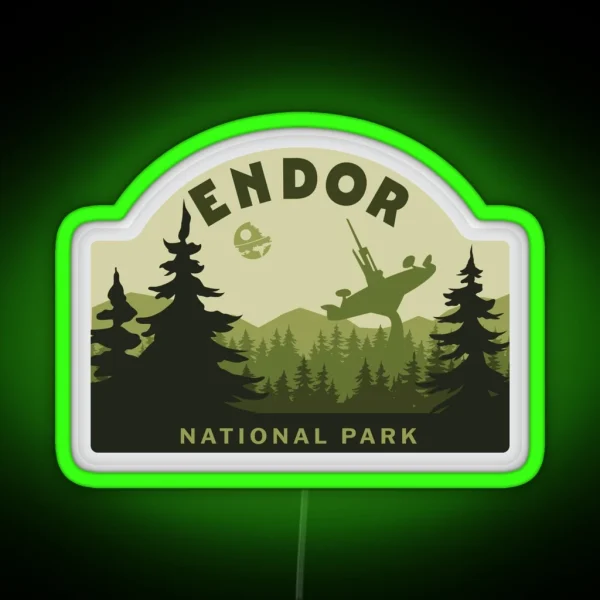 Endor National Park RGB Neon Sign