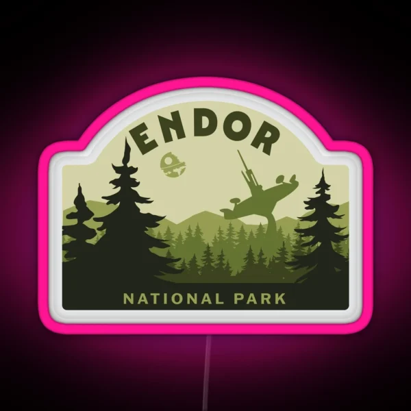 Endor National Park RGB Neon Sign
