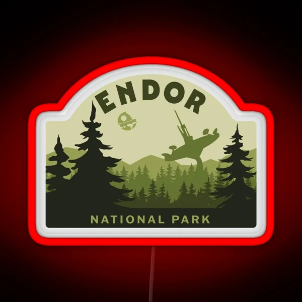 Endor National Park RGB Neon Sign