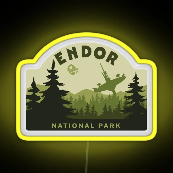 Endor National Park RGB Neon Sign