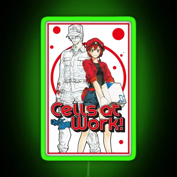 Endowed Beauty Platelet Chan Shop Manager RGB Neon Sign