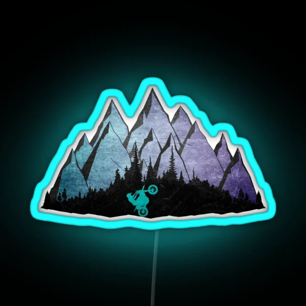 Enduro Rider RGB Neon Sign