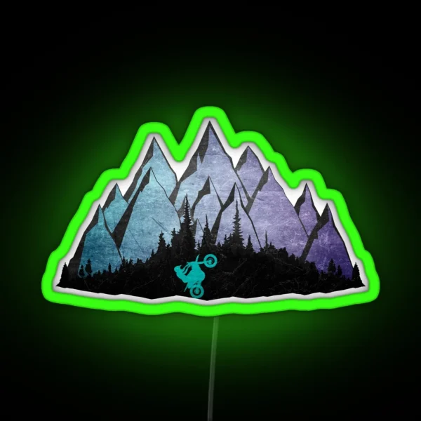 Enduro Rider RGB Neon Sign