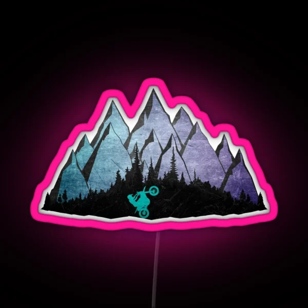 Enduro Rider RGB Neon Sign