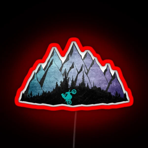Enduro Rider RGB Neon Sign