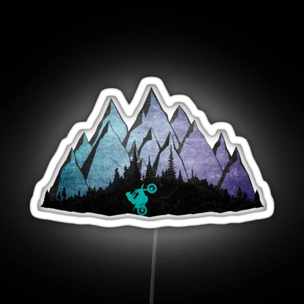 Enduro Rider RGB Neon Sign