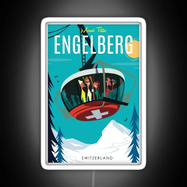 Engelberg Poster RGB Neon Sign