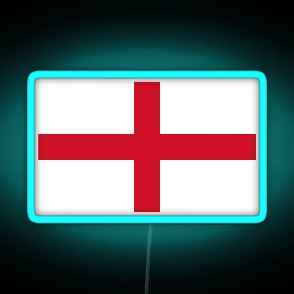 England Flag RGB Neon Sign