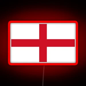 England Flag RGB Neon Sign