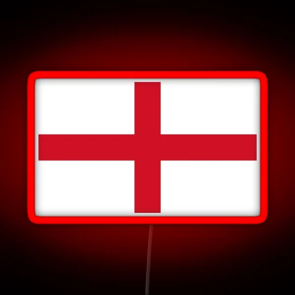 England Flag RGB Neon Sign