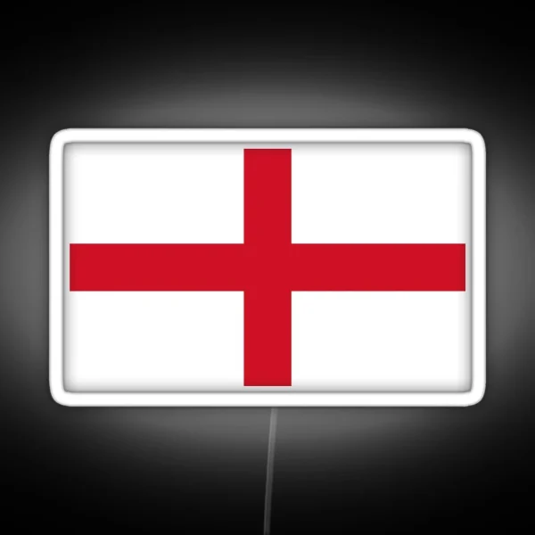 England Flag RGB Neon Sign