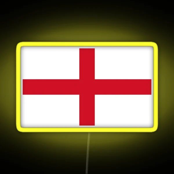 England Flag RGB Neon Sign