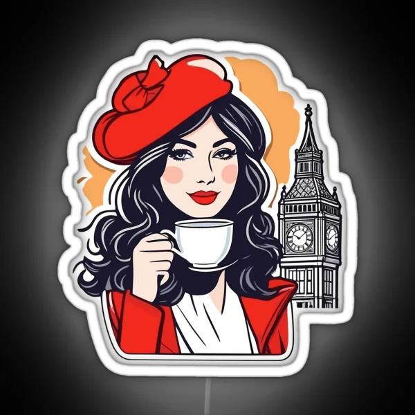 English Afternoon Tea London RGB Neon Sign