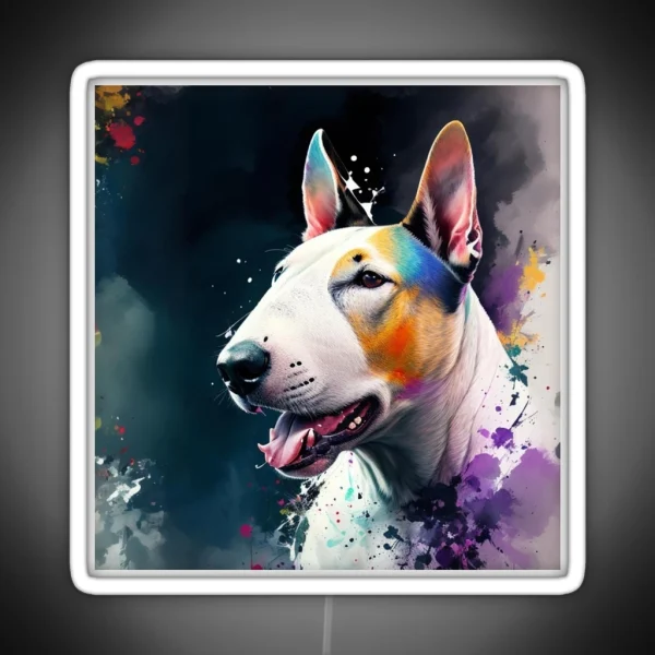 English Bull Terrier RGB Neon Sign