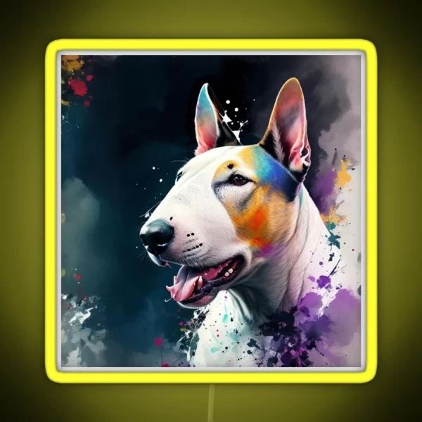 English Bull Terrier RGB Neon Sign