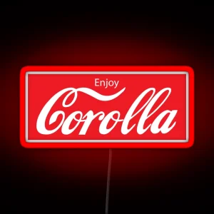 Enjoy Corolla RGB Neon Sign