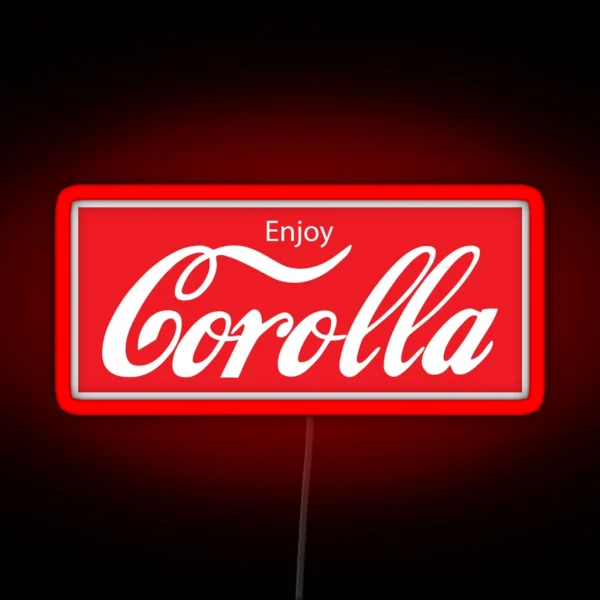 Enjoy Corolla RGB Neon Sign