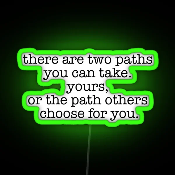 Enola Holmes Quote RGB Neon Sign